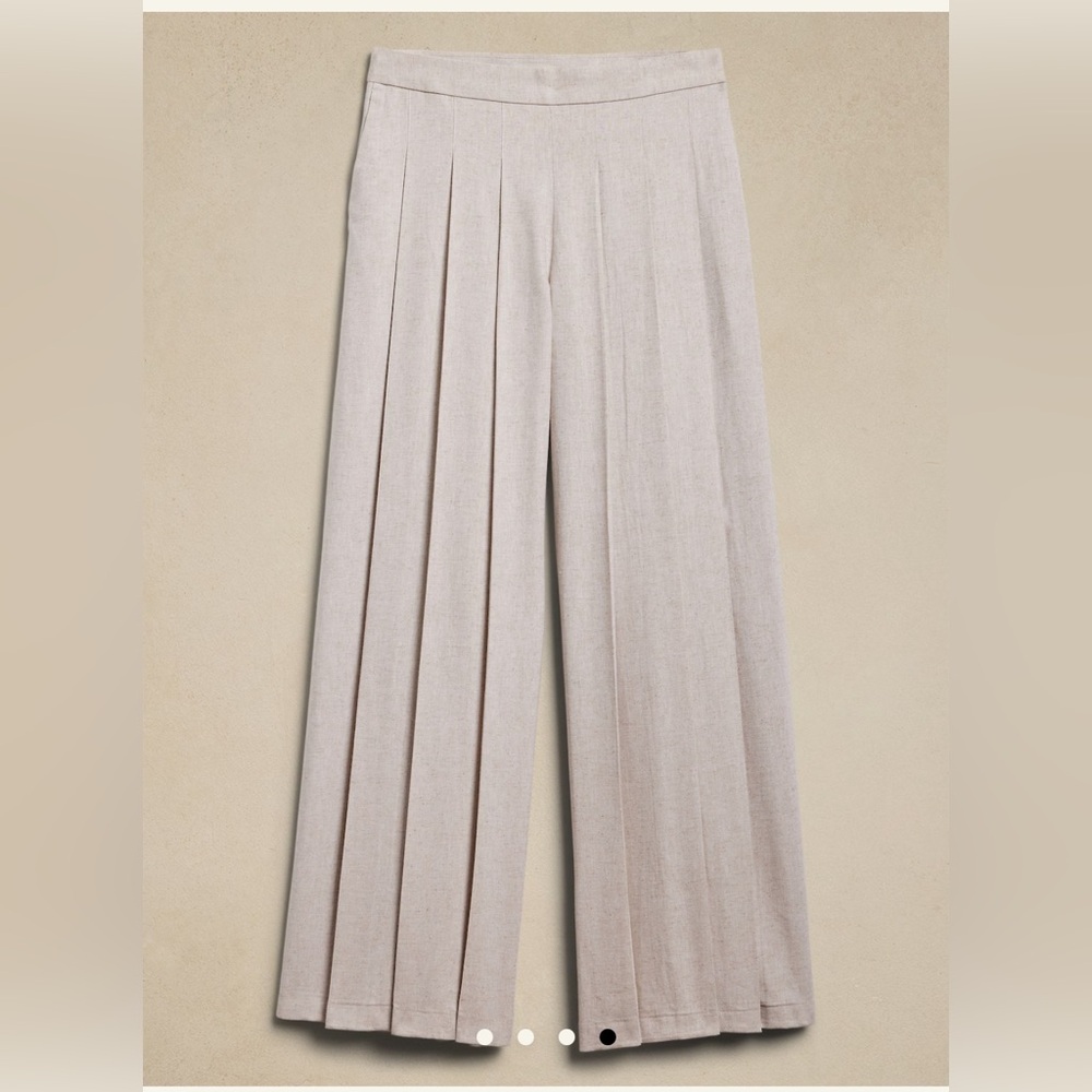 Banana Republic Linen-Blend Palazzo pant